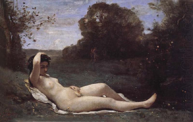 Corot Camille Nymph Reclined china oil painting image